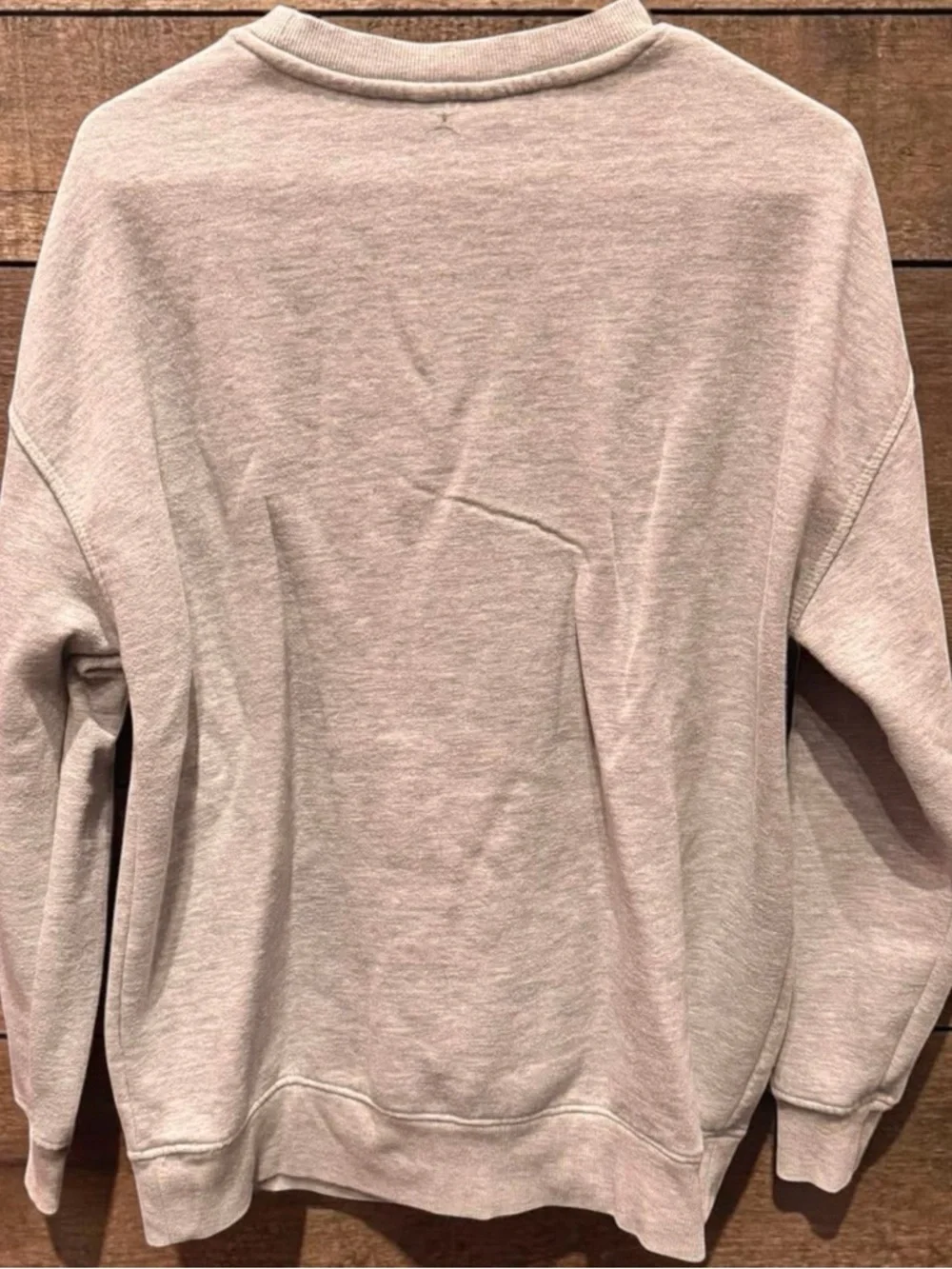 Gray 'DAD' EMBROIDERED Graphic Crewneck Sweater LARGE